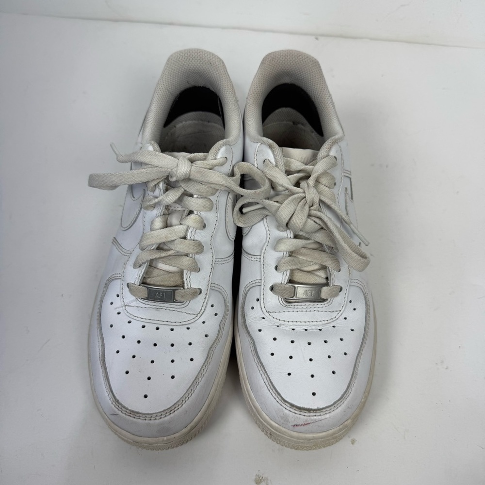 Nike AF1 Air Force 1 Classic White Sneakers - Picture 2 of 8